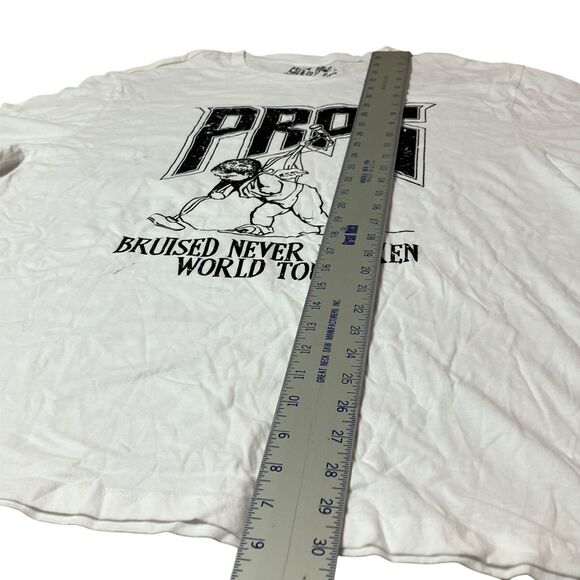 PRPS T Shirt Mens 3XL White Graphic Bruised Never Broken World Tour Streetwear - Picture 5 of 15